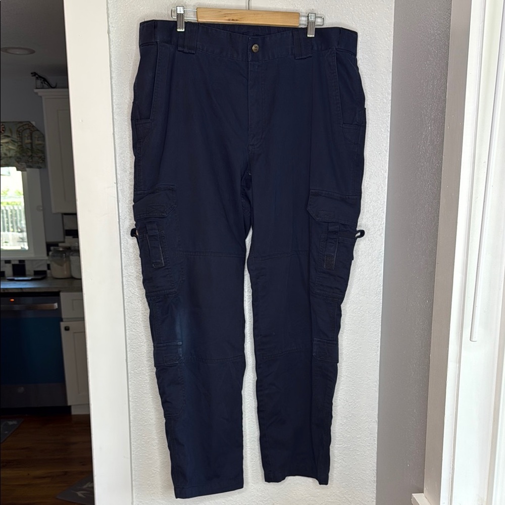 5.11 Tactical Series Pants Navy Cargo Utility Workwear Outdoor Field Ready